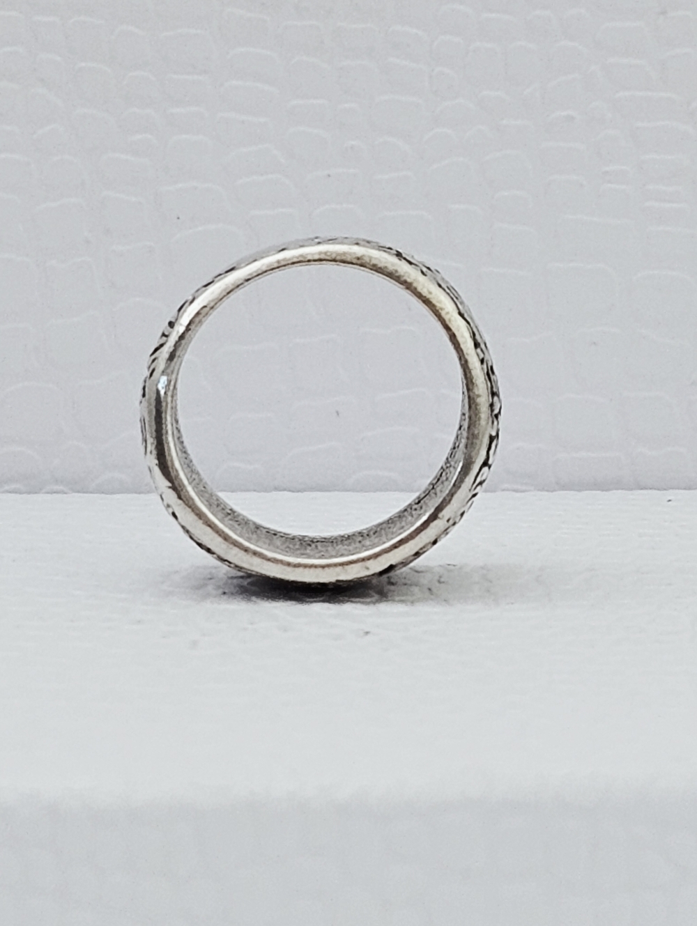 Silpada Rare Sterling Silver Etched Floral Garden Vintage Ring Size 7.25 R1583 - Picture 7 of 14